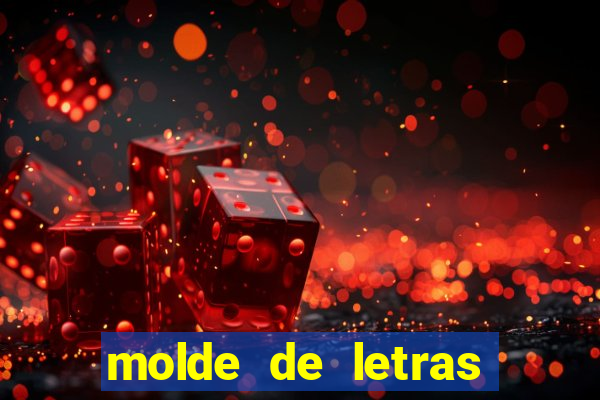 molde de letras feliz natal para imprimir